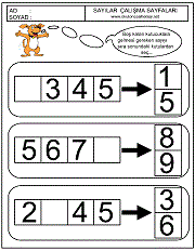 sıradaki sayı kaçtır çalışma sayfaları